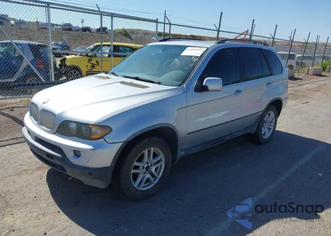 2005 BMW X5 4.4I z USA, uszkodzony, nr VIN 5UXFB53515LV11469